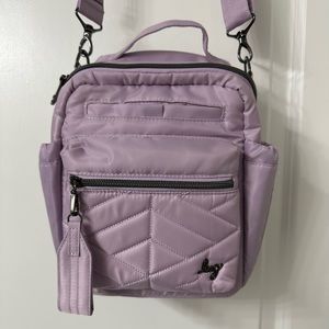 EUC Lug Alpine crossbody in sugarplum ice pop. Gently used, 3x.